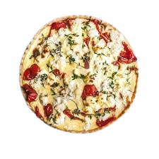 Goat’s Cheese & Roasted Peppers Pizza