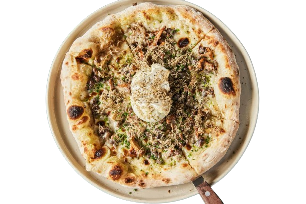 NEW Mushroom, Burrata & Truffle Pizza (V)