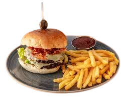 The Prezzo Beef Burger & Fries